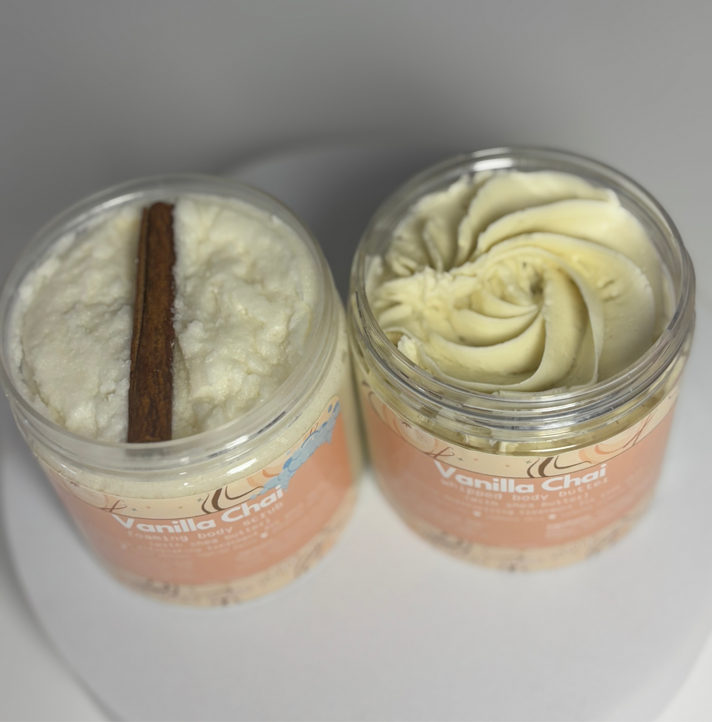 Vanilla chai foaming body scrub