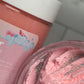 Pink sugar body butter