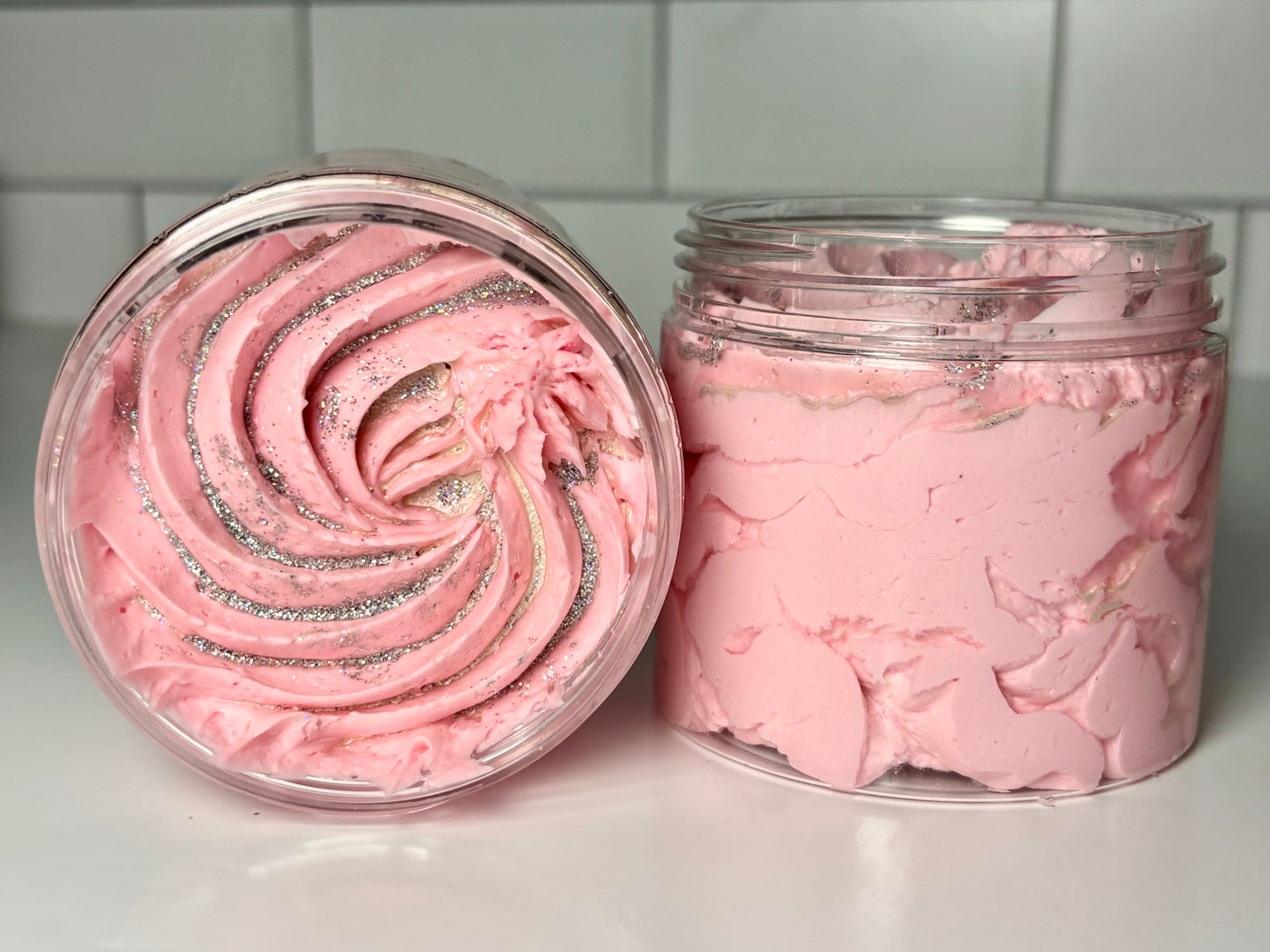 Pink sugar body butter