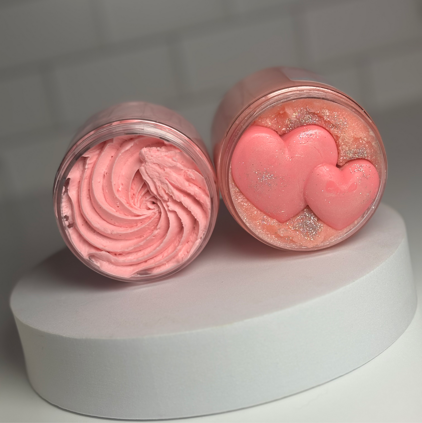 Pink sugar body butter