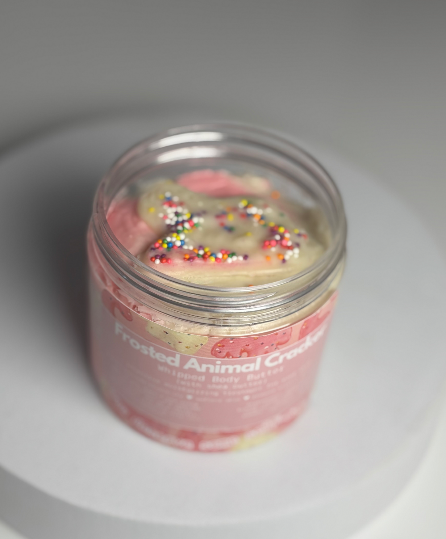 Frosted animal cracker body butter