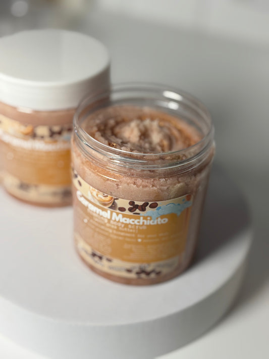 Caramel Macchiato foaming body scrub