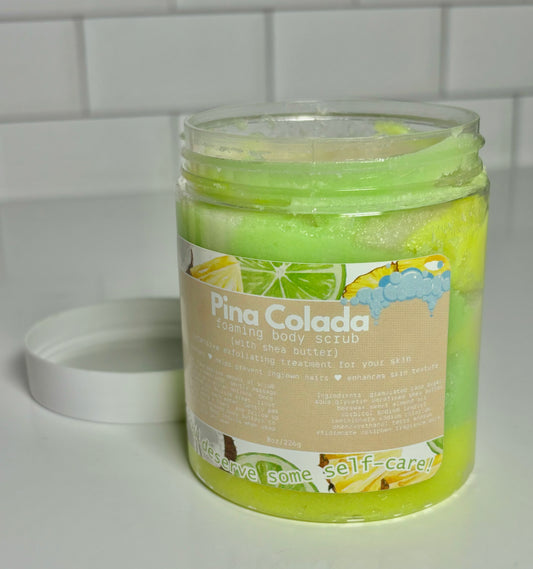 Pina Colada foaming body scrub