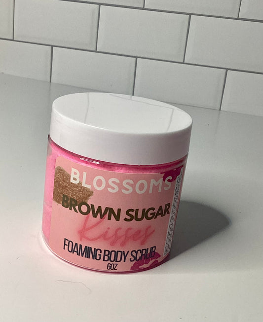 ‘Brown sugar kisses’ foaming body scrub