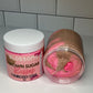 ‘Brown sugar kisses’ foaming body scrub