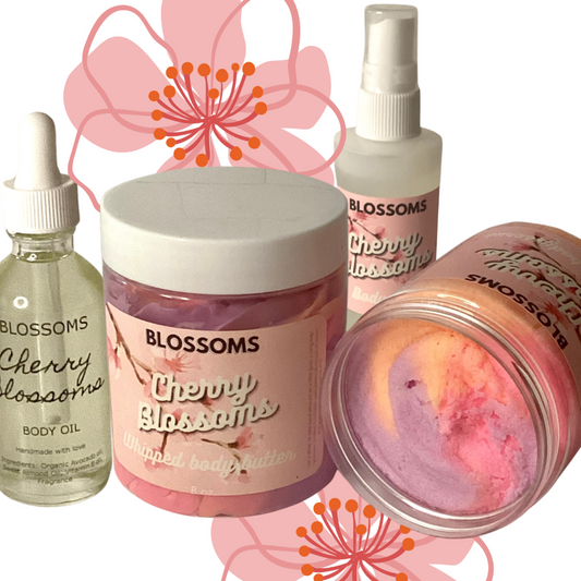 Cherry blossoms body bundle