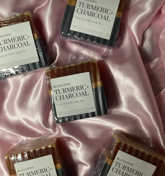 Turmeric+Charcoal face & body soap bar