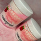 ‘Berries & cream’ foaming body scrub