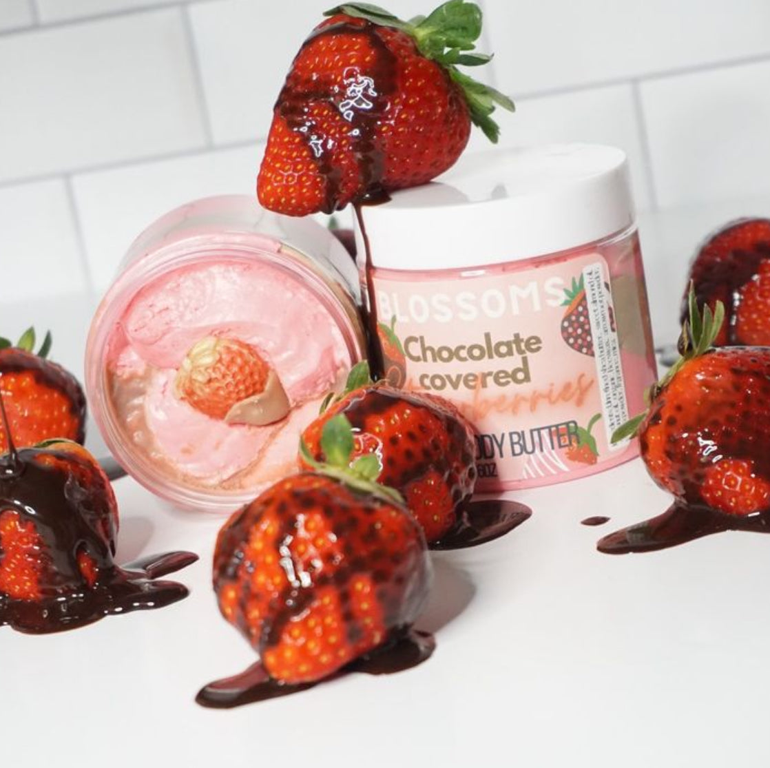 ‘Chocolate covered strawberries’ body butter