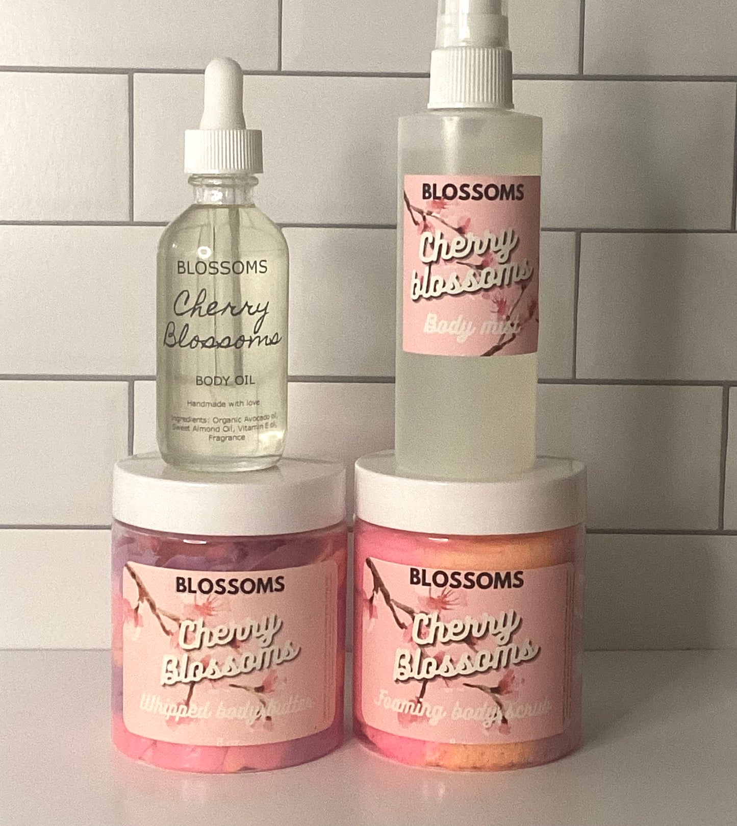 Cherry blossoms body bundle