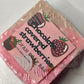 ‘Chocolate covered strawberries’ loofah soap bar