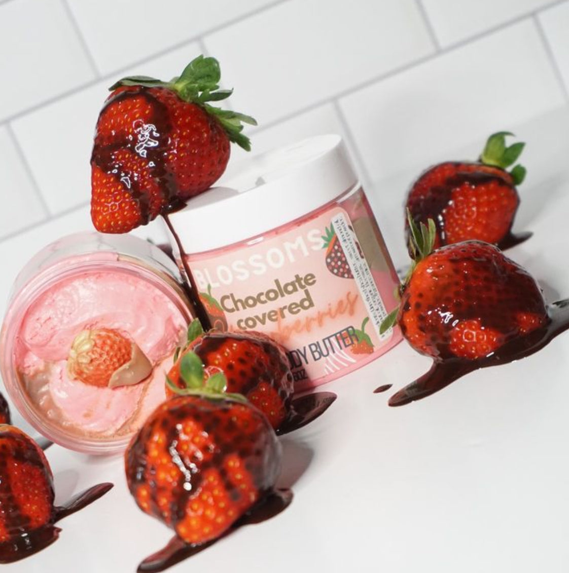 ‘Chocolate covered strawberries’ body butter